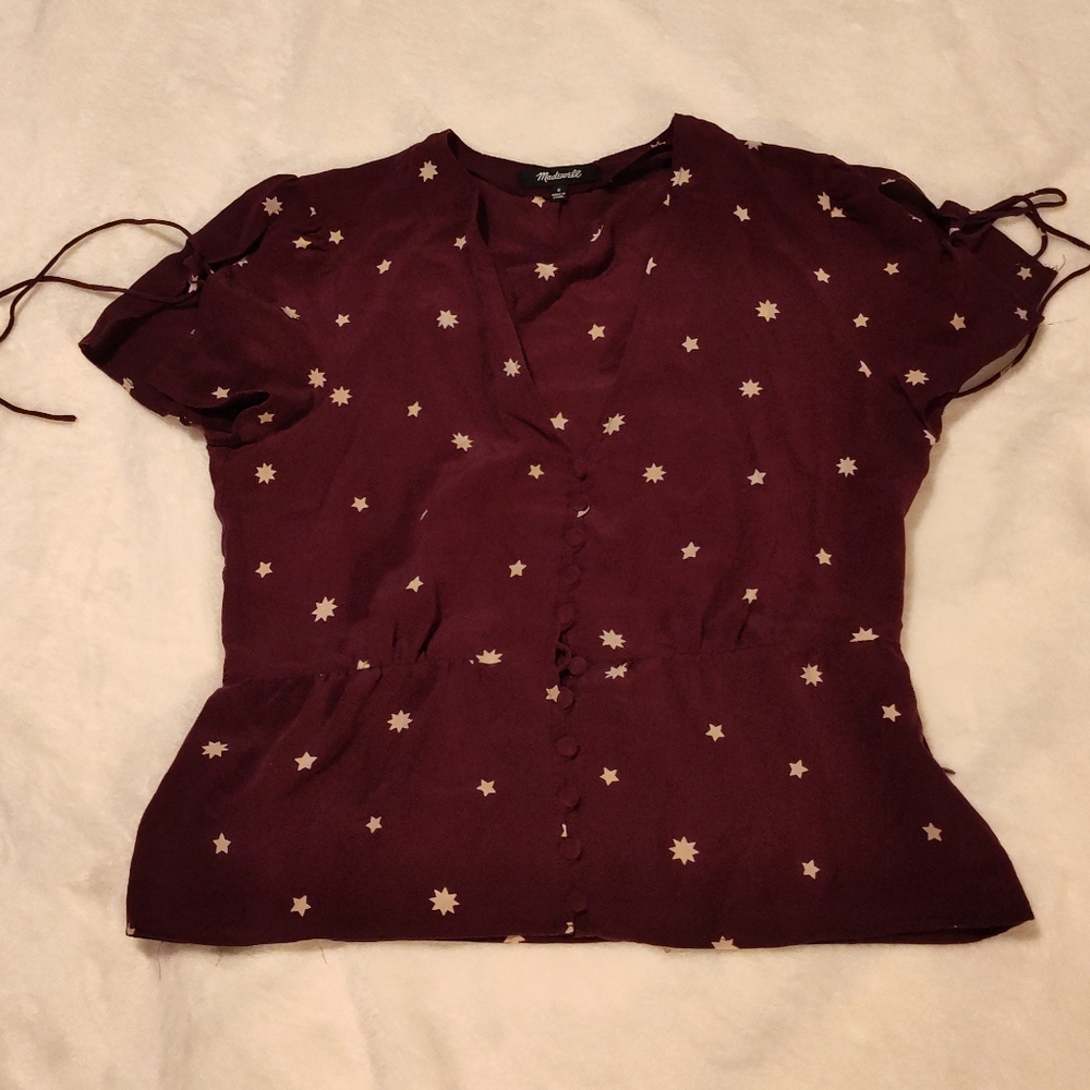 NWOT! Madewell Button Down Blouse Sz 0